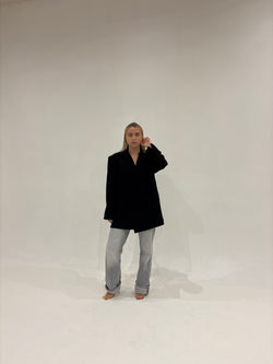 Blazer croisé noir