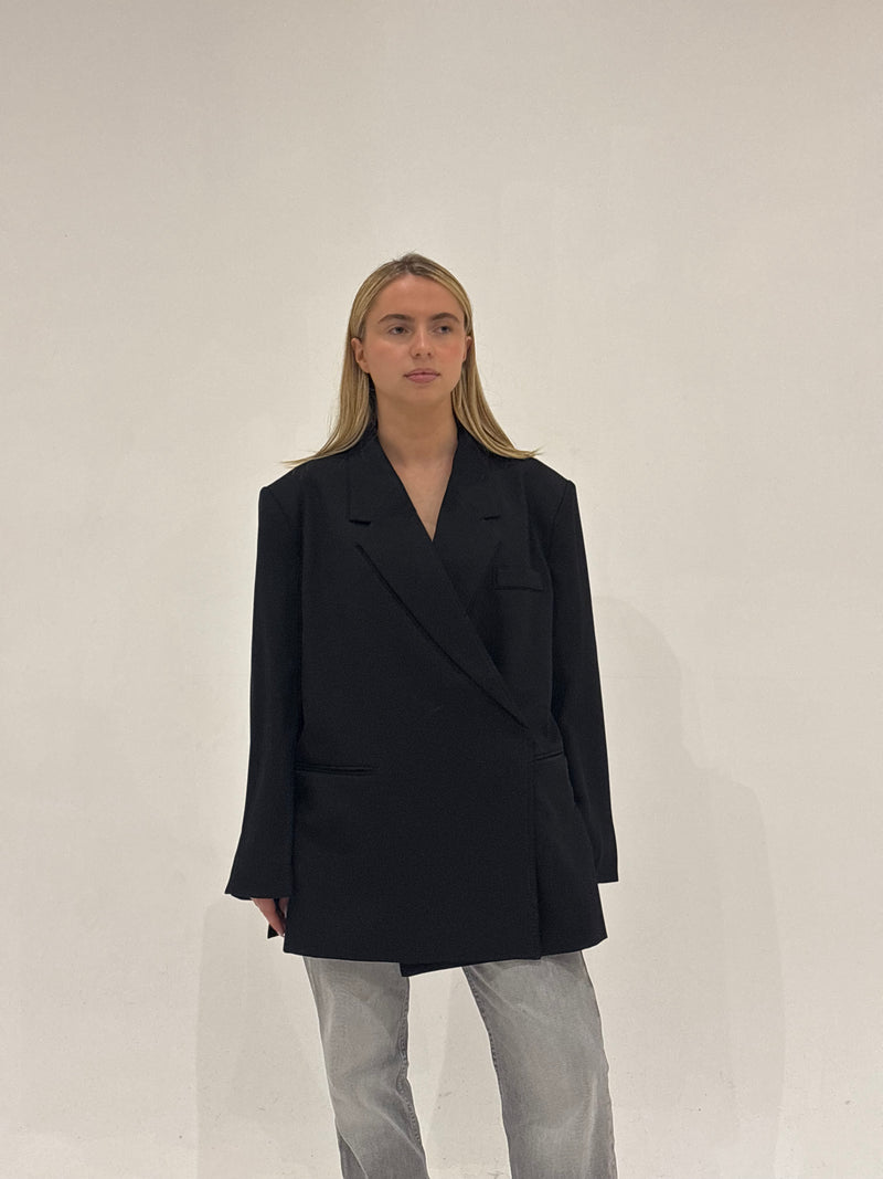 Blazer croisé noir